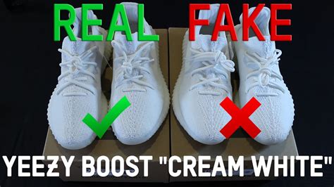 adidas yeezy boost 350 v2 cream white real vs fake